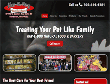 Tablet Screenshot of hapedog.com